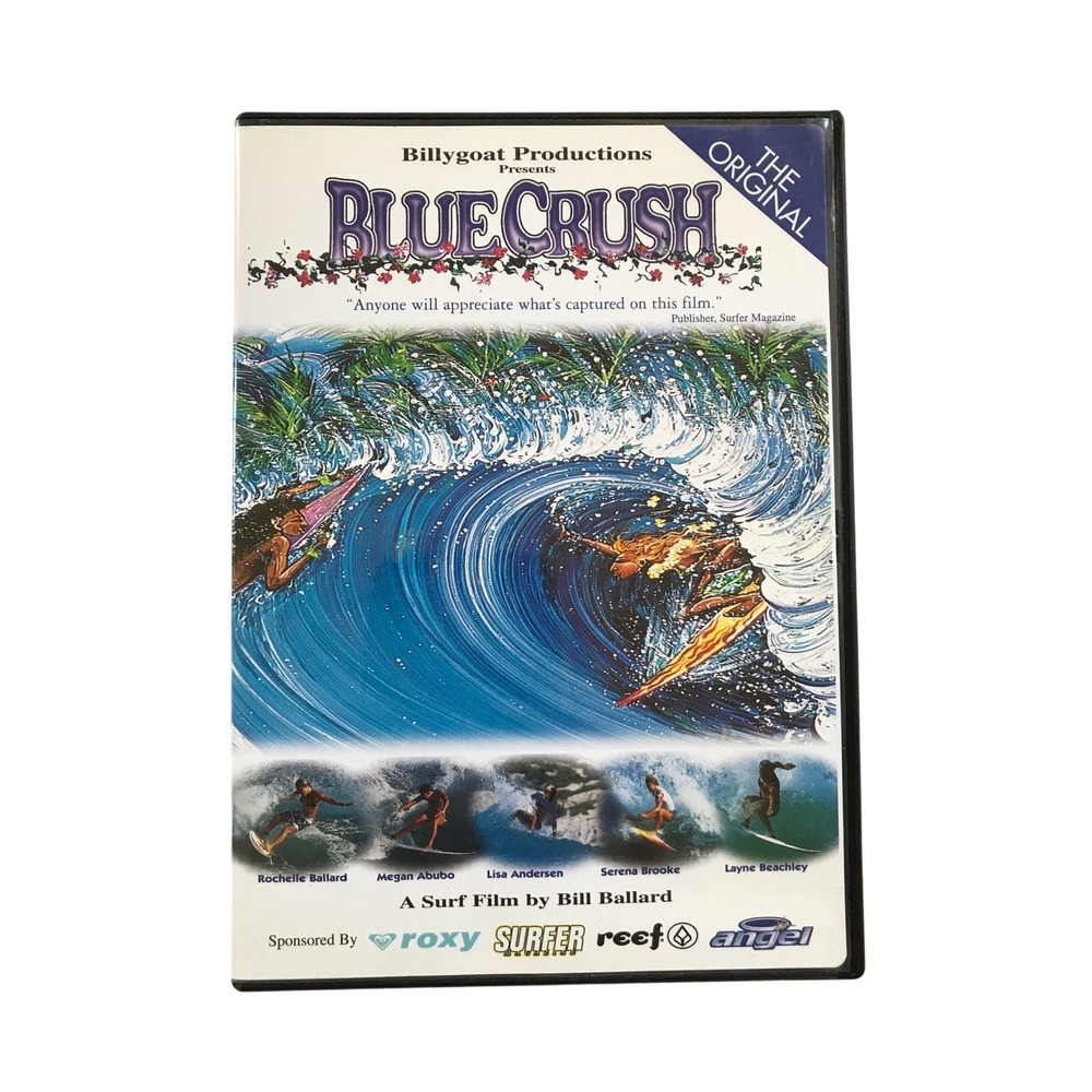 The Original Blue Crush DVD Bill Ballard Billygoat Productions Surf Movie Roxy